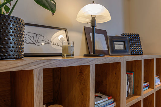 Librero de madera de Roble Natural